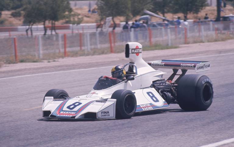 José Carlos Pace consegue sua primeira vitória na Fórmula 1 no GP Brasil de Fórmula 1 em 1975 (Fonte: Lemyr Martins/VEJA)