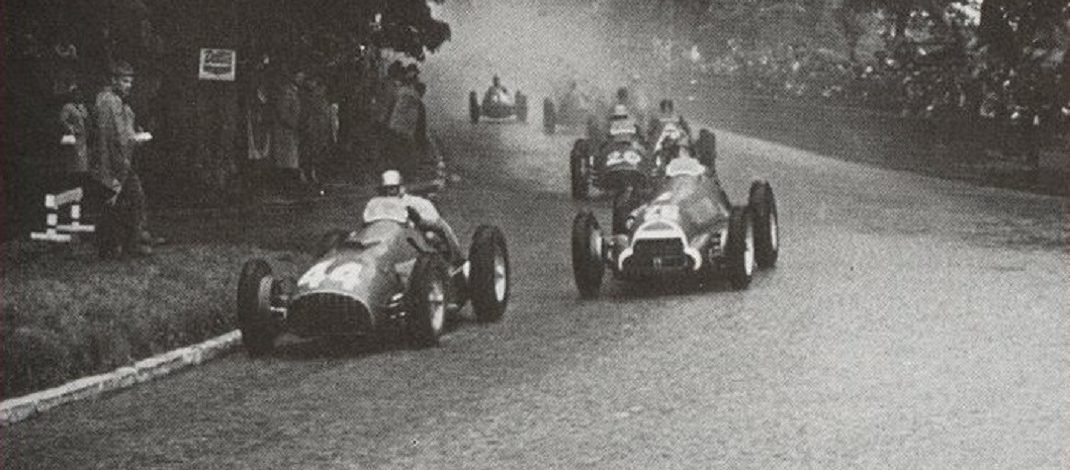 Foto de GP da Suíça, 1951. O Campeão Argentino e o Brasileiro Chico Landi