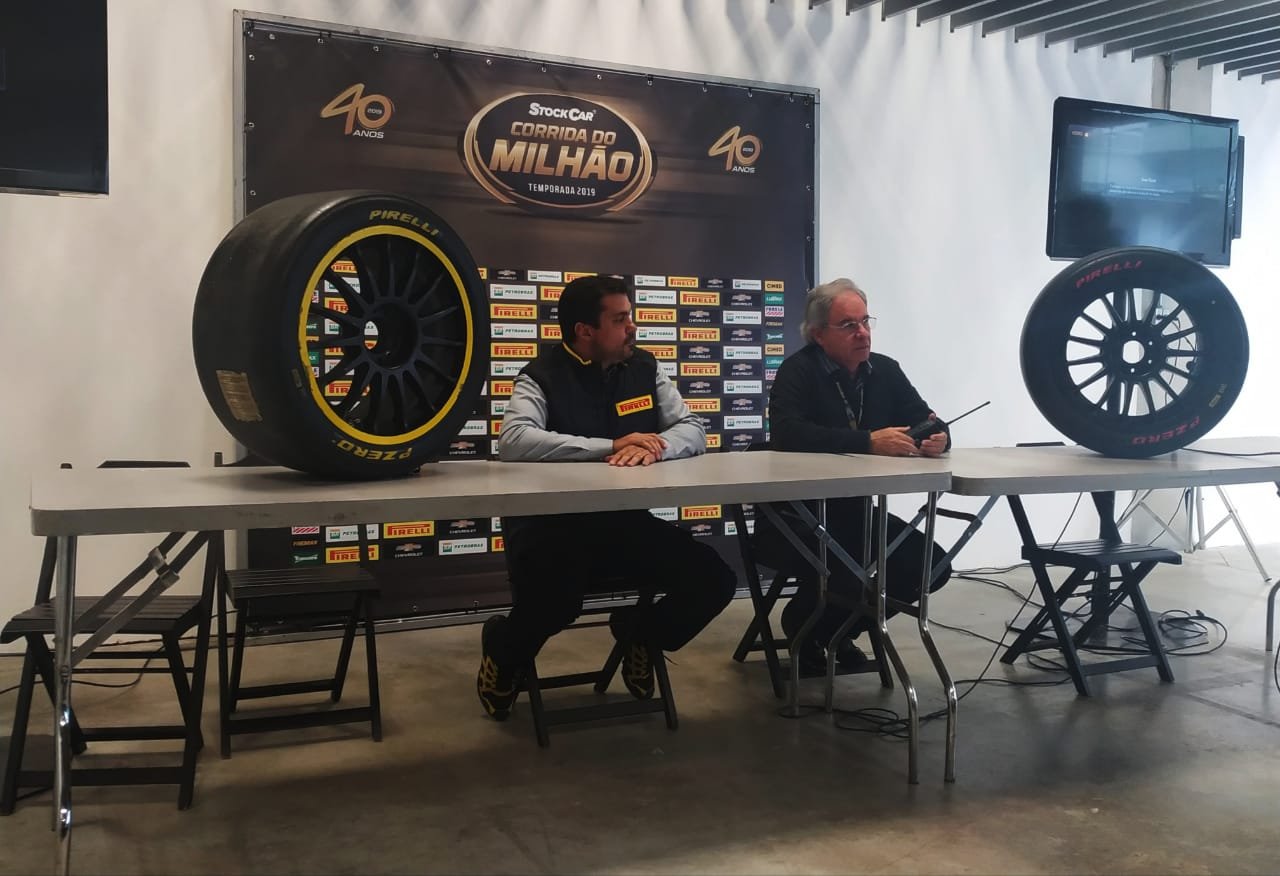 Foto de Pirelli testa novo composto que será usado na temporada 2020 durante a Corrida do Milhão