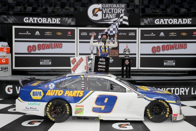 Chase Elliott foi o primeiro vencedor da NASCAR Cup Series no circuito misto de Daytona (Chris Graythen | Getty Images)